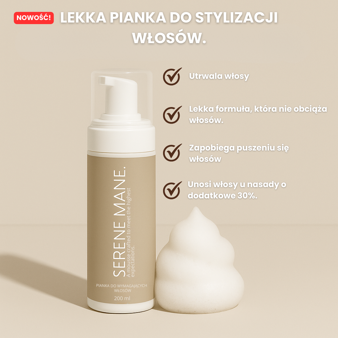 Pianka Utrwalająca od Serene Mane (200ml)